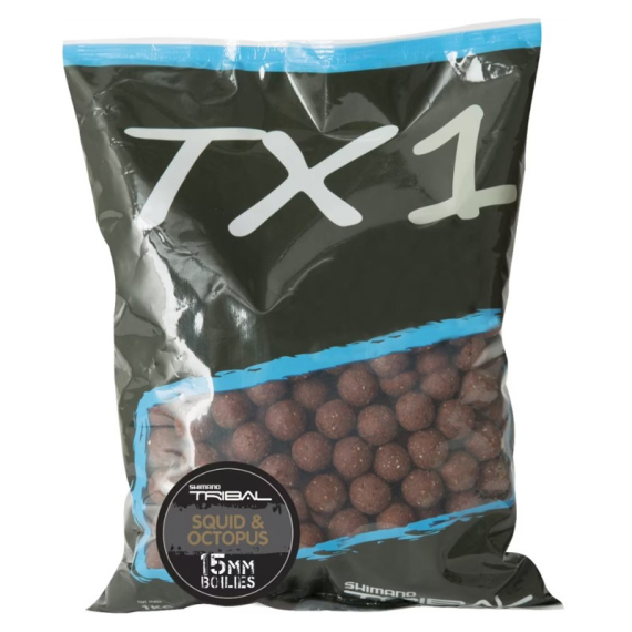 Shimano TX1 Squid & Octopus Boilies 1kg in der Gruppe Köder / Boilies, Baits & Groundbait / Boilies bei Sportfiskeprylar.se (TX1SOB201000r)
