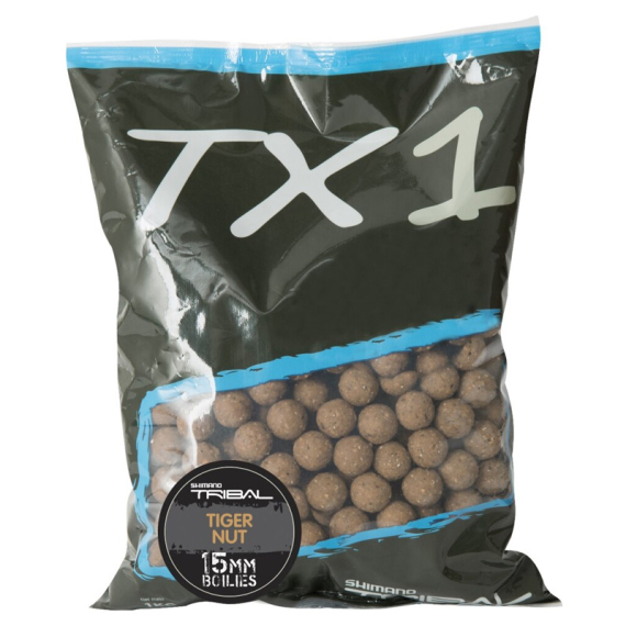 Shimano TX1 Tiger Nut Boilies 5kg in der Gruppe Köder / Boilies, Baits & Groundbait / Boilies bei Sportfiskeprylar.se (TX1TNB155000r)