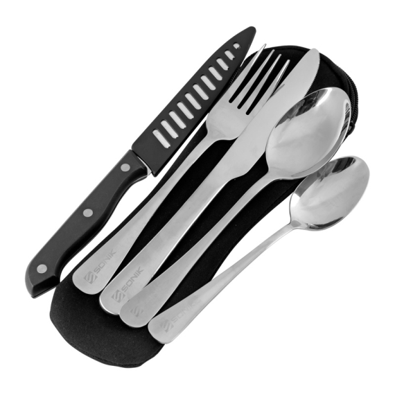 Sonik Sizzla Cutlery Set in der Gruppe Outdoor / Campingküchen & Utensilien / Besteck & Zubehör bei Sportfiskeprylar.se (UC0015)