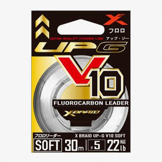 YGK Up-G Leader V10 Soft Flourocarbon Leader in der Gruppe Haken & Zubehör / Vorfächer & Vorfachmaterial / Vorfachmaterial / Vorfachmaterial Fluorocarbon bei Sportfiskeprylar.se (UPGLEADERV10SOFT30M-7.0r)