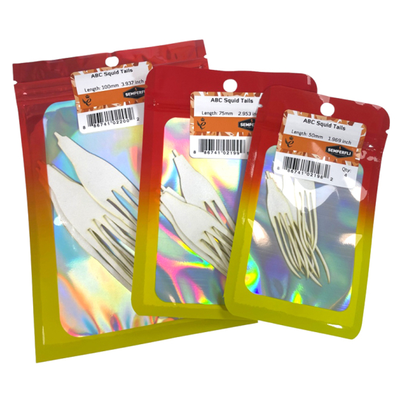 Semperfli ABC Squid Tails in der Gruppe Haken & Zubehör / Fliegenbinden / Fliegenbindematerial / Tails & Schwänze bei Sportfiskeprylar.se (USQD050NATr)