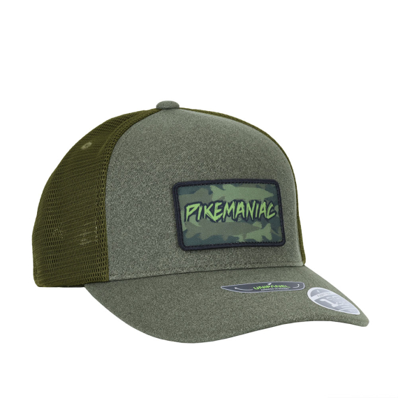 Vision Pikemaniac Melange Olive Cap in der Gruppe Kleidung & Schuhe / Kappen & Kopfbedeckungen / Caps / Trucker-Kappen bei Sportfiskeprylar.se (V2829)