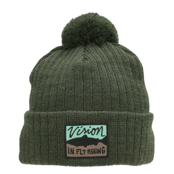 Vision Merino Beanie Pompom in der Gruppe Kleidung & Schuhe / Kappen & Kopfbedeckungen / Mützen bei Sportfiskeprylar.se (V2957)