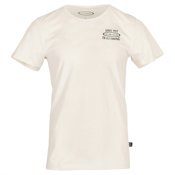 Vision Retro T-shirt, Ecru in der Gruppe Kleidung & Schuhe / Kleidung / T-shirts bei Sportfiskeprylar.se (V3034-Mr)
