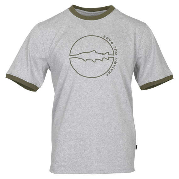 Vision Save T-shirt Grey in der Gruppe Kleidung & Schuhe / Kleidung / T-shirts bei Sportfiskeprylar.se (V3041-Sr)