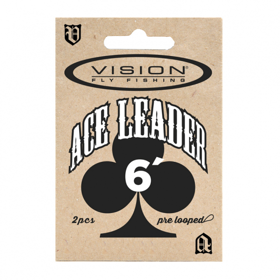 Vision ACE leader 6\' 0,38mm in der Gruppe Haken & Zubehör / Vorfächer & Vorfachmaterial bei Sportfiskeprylar.se (VAL638)