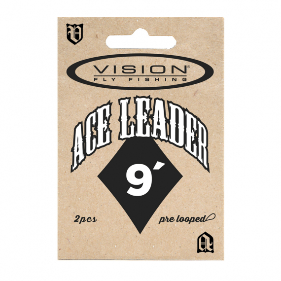 Vision ACE leader 9\' 0,31mm in der Gruppe Haken & Zubehör / Vorfächer & Vorfachmaterial bei Sportfiskeprylar.se (VAL931)