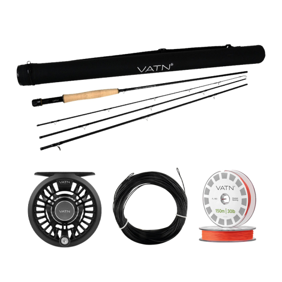 VATN M1 Classic Sink+ Flugset - 9\' #5 in der Gruppe Angelsets / Fliegenfischen Sets / Einhändige Fliegenfischer-Sets bei Sportfiskeprylar.se (VATNST952026SINK6)