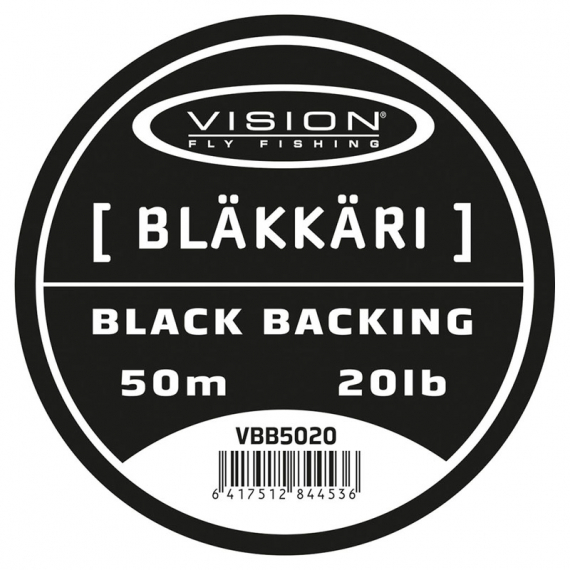 Vision Bläkkäri Black Backing in der Gruppe Schnüre / Fliegenschnüre / Backing bei Sportfiskeprylar.se (VBB5020r)
