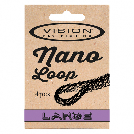 Vision Nano Loops Large in der Gruppe Haken & Zubehör / Vorfächer & Vorfachmaterial / Vorfachmaterial / Vorfachmaterial Fliegenfischen bei Sportfiskeprylar.se (VBL-L)
