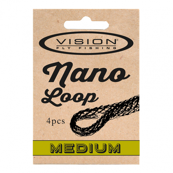 Vision Nano Loops Medium in der Gruppe Haken & Zubehör / Vorfächer & Vorfachmaterial / Vorfachmaterial / Vorfachmaterial Fliegenfischen bei Sportfiskeprylar.se (VBL-M)