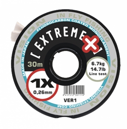 Vision EXTREME+ 50m tippet in der Gruppe Haken & Zubehör / Vorfächer & Vorfachmaterial / Vorfachmaterial / Vorfachmaterial Fliegenfischen bei Sportfiskeprylar.se (VER8r)