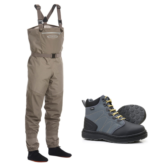 Vision Atom Vadarpaket Gummi 2.0 in der Gruppe Kleidung & Schuhe / Wathosen & Watschuhe / Watangel Sets bei Sportfiskeprylar.se (VISATOMGUMMI2025)