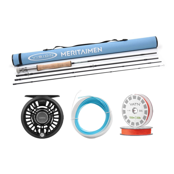 Vision Meritaimen Coastal+ Flugset - 9\' #7 in der Gruppe Angelsets / Fliegenfischen Sets / Einhändige Fliegenfischer-Sets bei Sportfiskeprylar.se (VMT49072026COASTAL)