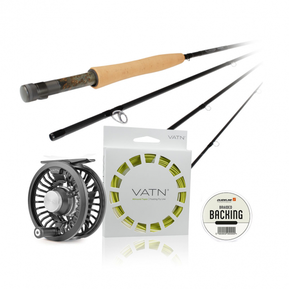 Vision Pitch Black Fly Combo # 6 9\' in der Gruppe Angelsets / Fliegenfischen Sets / Einhändige Fliegenfischer-Sets bei Sportfiskeprylar.se (VPBFS69)
