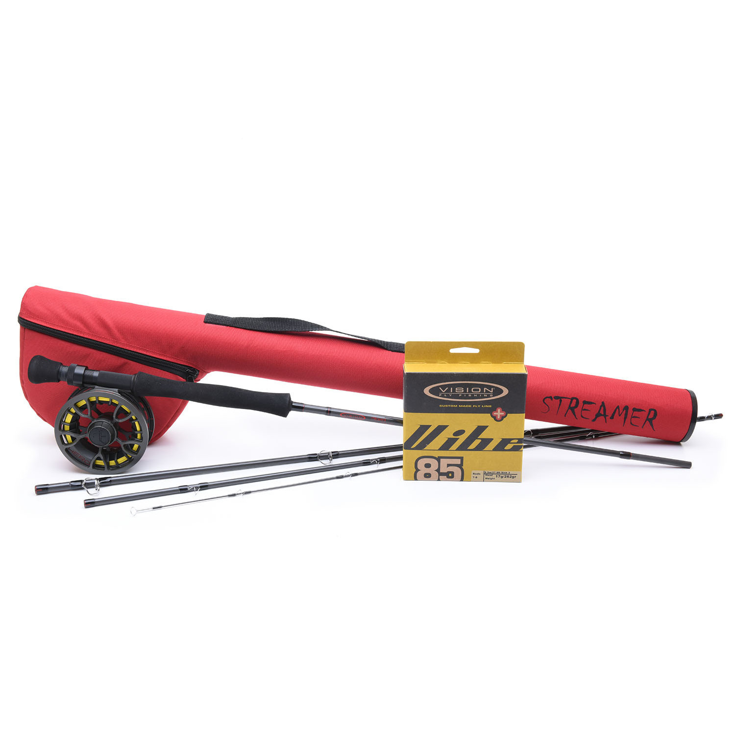 Vision Streamer Outfit in der Gruppe Angelsets / Fliegenfischen Sets / Einhändige Fliegenfischer-Sets bei Sportfiskeprylar.se (VSTO4906r)