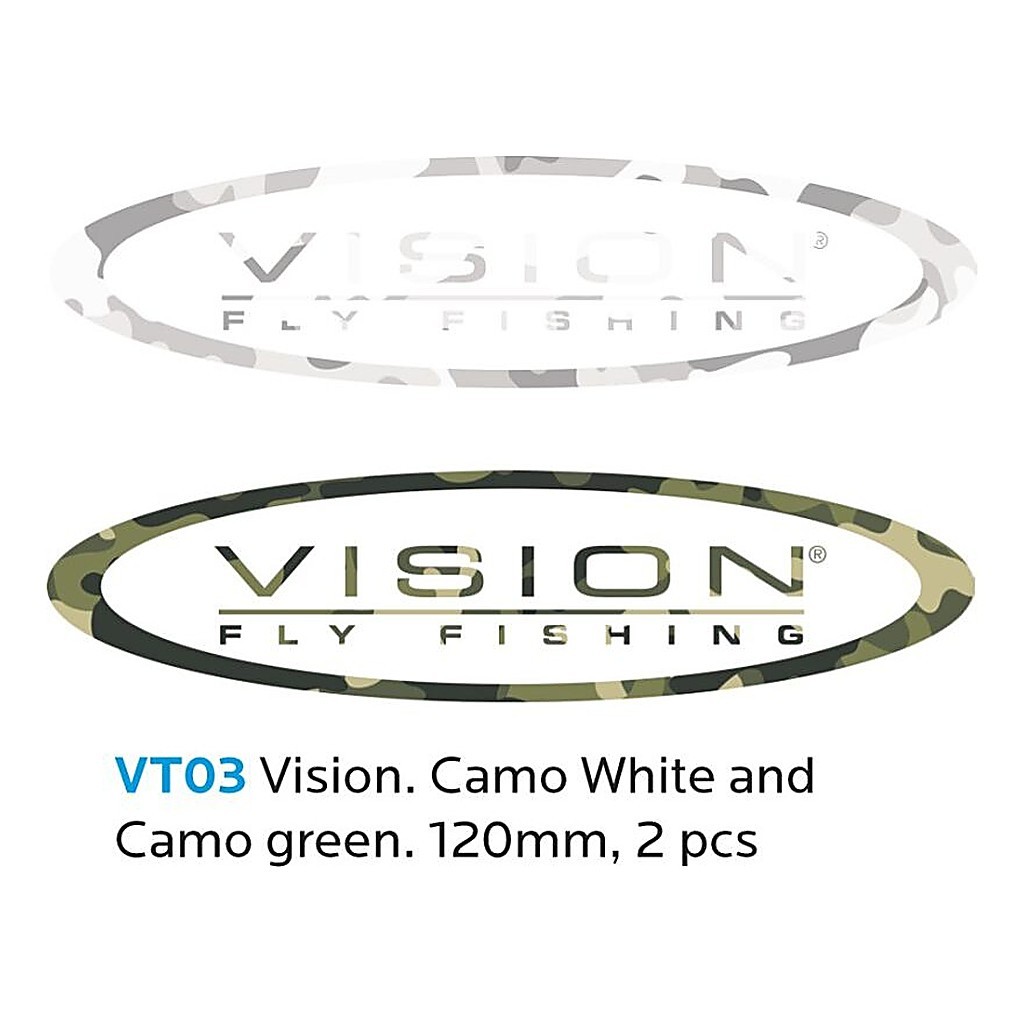 Vision Sticker Camo 120mm 2 pieces in der Gruppe Sonstiges / Aufkleber & Dekale bei Sportfiskeprylar.se (VT03)