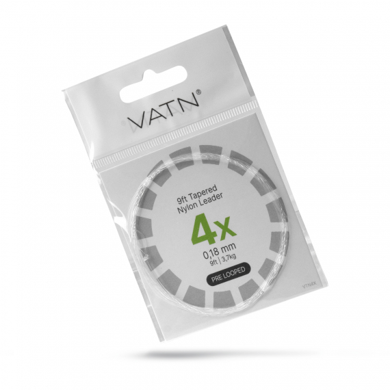 VATN Trout Pre-Looped Tapered Leader 9\' in der Gruppe Haken & Zubehör / Vorfächer & Vorfachmaterial / Fertige Vorfächer / Tapered Vorfächer bei Sportfiskeprylar.se (VTN0Xr)
