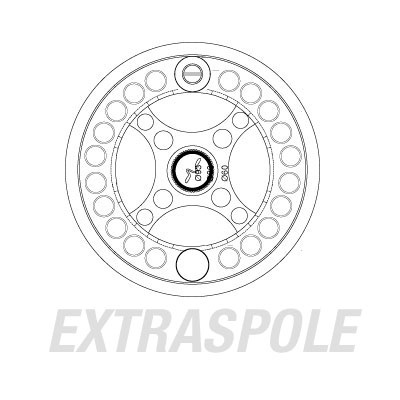 Vision XO Spare Spool in der Gruppe Angelrollen / Fliegenrollen & Zusätzliche Spule / Zusätzliche Spule bei Sportfiskeprylar.se (VXOR34-001r)