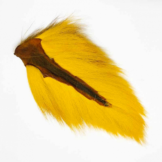 Bucktail Large, Gelb in der Gruppe Haken & Zubehör / Fliegenbinden / Fliegenbindematerial / Haar Material / Bucktails bei Sportfiskeprylar.se (W-BTL006)