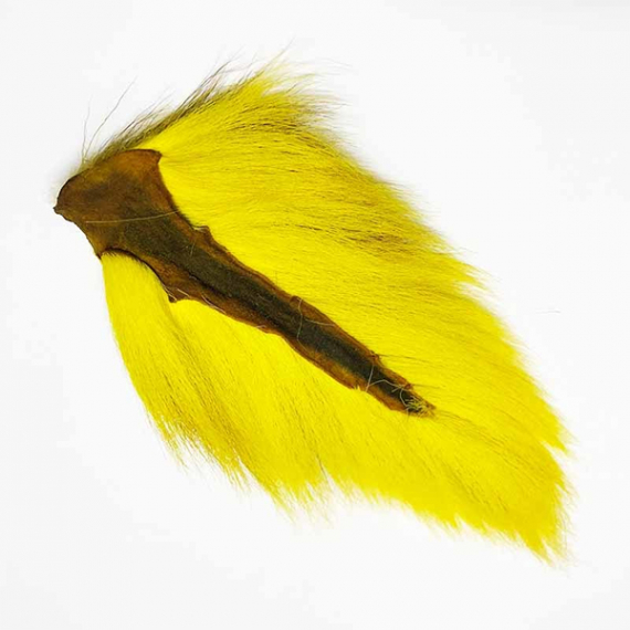 Bucktail - Fluo Gul in der Gruppe Haken & Zubehör / Fliegenbinden / Fliegenbindematerial / Haar Material / Bucktails bei Sportfiskeprylar.se (W-BTL502)