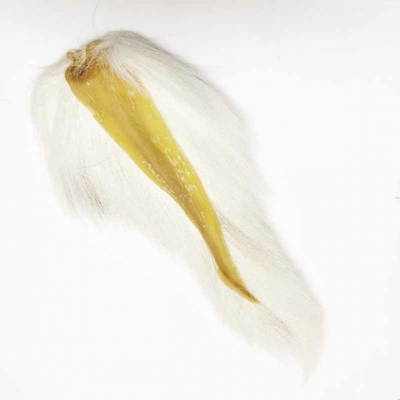 Bucktail Large, Fluo White in der Gruppe Haken & Zubehör / Fliegenbinden / Fliegenbindematerial / Haar Material / Bucktails bei Sportfiskeprylar.se (W-BTL506)