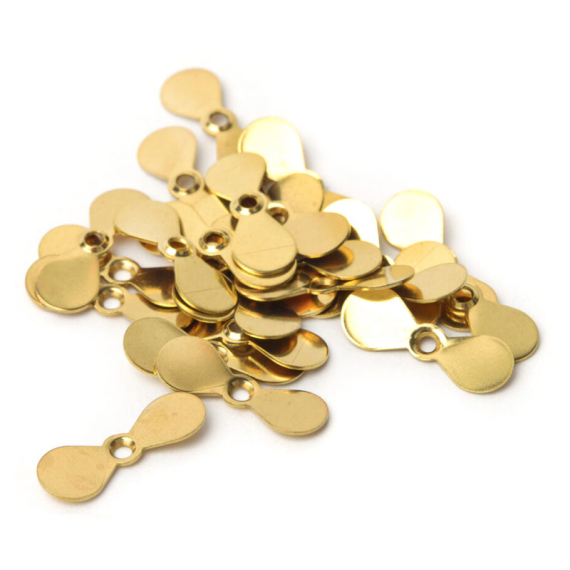 Fly Propellers - Small Gold in der Gruppe Haken & Zubehör / Fliegenbinden / Fliegenbindematerial / Popper, Magic Head usw. bei Sportfiskeprylar.se (W-FPL3250)