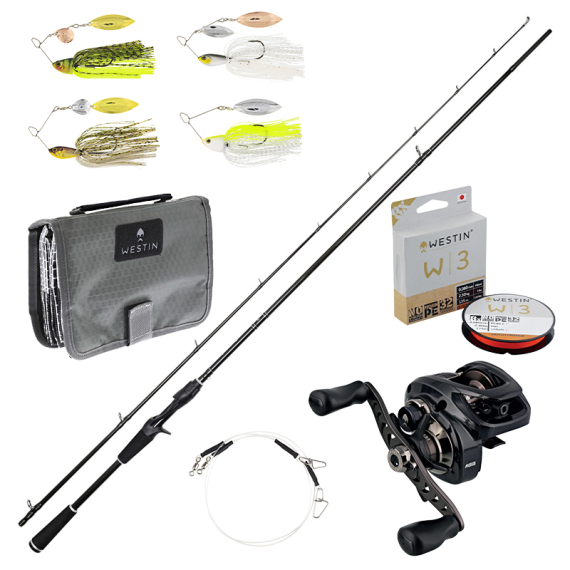 Westin W2 Spinnerbait 21-65g Combo in der Gruppe Angelsets / Baitcast Sets / Baitcast Set Hecht bei Sportfiskeprylar.se (W2SPINNERBAITCOMBO)