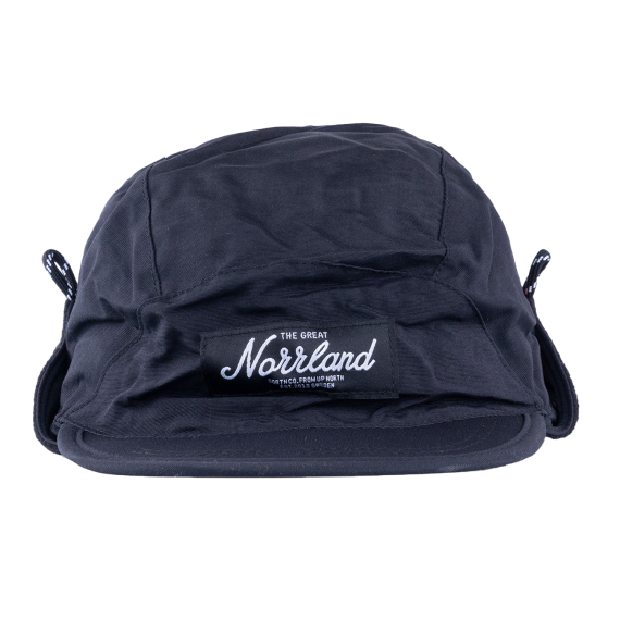 SQRTN Kiruna Cap Black in der Gruppe Kleidung & Schuhe / Kappen & Kopfbedeckungen / Caps / Ear Flap Caps bei Sportfiskeprylar.se (WCAP-001-OSFA)