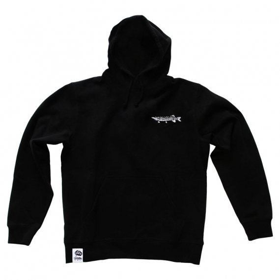 Wolfcreek Lures Pike Logo Hoodie, Black in der Gruppe Kleidung & Schuhe / Kleidung / Pullover / Hoodies bei Sportfiskeprylar.se (WCL-05-HOOD-02-BLKr)