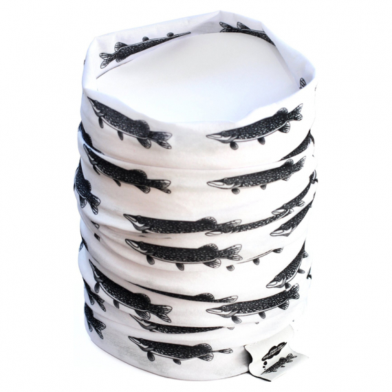 Wolfcreek Pike Logo Multiscarf, White in der Gruppe Kleidung & Schuhe / Kleidung / Schals & Balaclavas / Multiscarfs bei Sportfiskeprylar.se (WCL-05-MULTISCF-01-WHT)