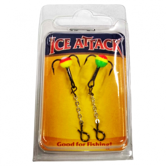 Finnex Chain Treble Hook M (2pcs) in der Gruppe Haken & Zubehör / Haken / Eisangelhaken bei Sportfiskeprylar.se (WCT-M10-2Pr)