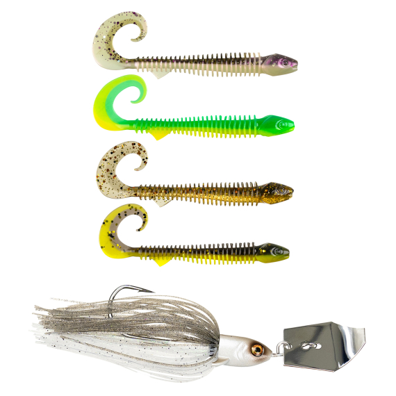 Wingman Chatter Scout RibTail Bundle in der Gruppe Köder / Chatterbaits & Bladed Jigs bei Sportfiskeprylar.se (WINGMANCHATTERRIBTAILSET)