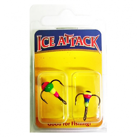 Ice Attack Ice Jig Hook in der Gruppe Haken & Zubehör / Haken / Drillingshaken bei Sportfiskeprylar.se (WT-ME10-2Pr)