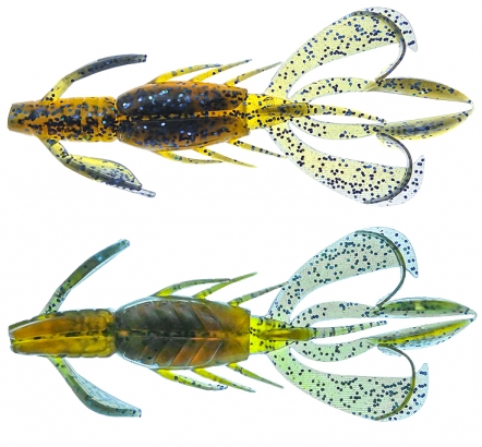 PerchFight Crayfish 4.4\'\' 5-Pack , Okeechobee Blue in der Gruppe Köder / Gummiköder / Krebse & Creaturebaits / Krebsköder bei Sportfiskeprylar.se (Z-PC44-OB)
