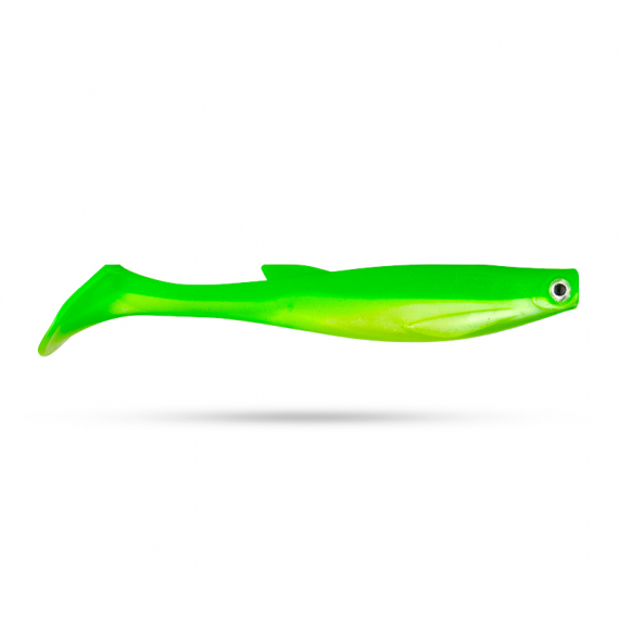 Scout Shad 9cm (5 Stk.) - Lime Shad in der Gruppe Köder / Gummiköder / Barsch Gummifische & Zander Gummifische bei Sportfiskeprylar.se (Z-STSS9-9)