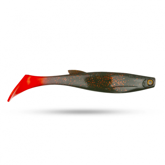 Scout Shad XL 27cm 136g - Motoroil Hottail in der Gruppe Köder / Gummiköder / Hecht Gummifische bei Sportfiskeprylar.se (Z-STSSXL-5)