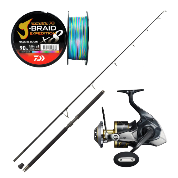Zenaq Tobizo DBL & Shimano Stella Combo 80-180g in der Gruppe Angelmethoden / Meeresangeln / Meeresangeln Sets bei Sportfiskeprylar.se (ZENAQTOBIZIOSTELLASET)