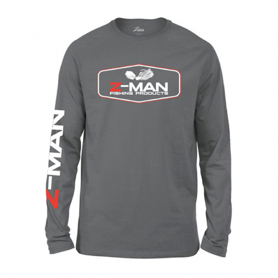 Z-Man Chatterbait Tech Shirtz Charcoal in der Gruppe Kleidung & Schuhe / Kleidung / Pullover / Langärmlige T-Shirts bei Sportfiskeprylar.se (ZMT-C-Lr)