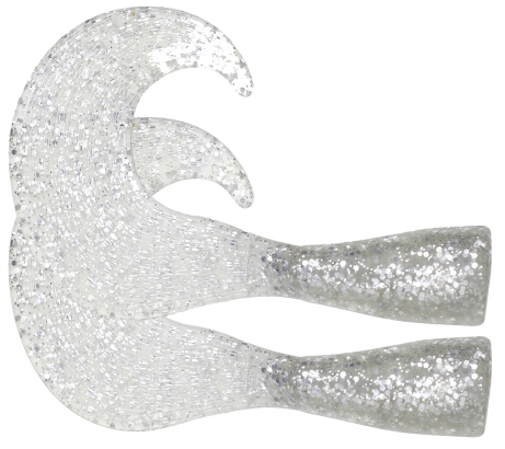 Sparetail Zonker Tail, 2-pack (silver) in der Gruppe Köder / Gummiköder / Extra Tails & Curlys bei Sportfiskeprylar.se (ZS101406)