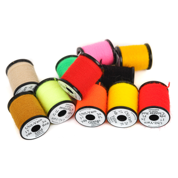 UNI-Yarn Regular in der Gruppe Haken & Zubehör / Fliegenbinden / Fliegenbindematerial / Garn & Chenille bei Sportfiskeprylar.se (ZUYRBLr)