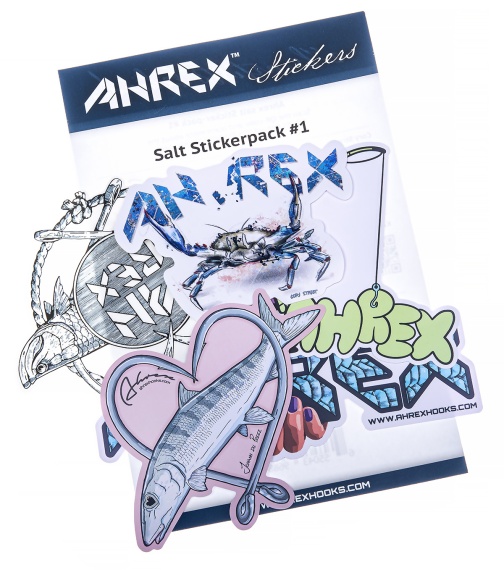 Ahrex Salt Sticker Pack #1 in der Gruppe Sonstiges / Aufkleber & Dekale bei Sportfiskeprylar.se (asa01)