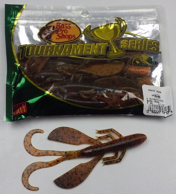 Bass Pro Crack Craw 11,5 cm in der Gruppe Köder / Gummiköder / Barsch Gummifische & Zander Gummifische bei Sportfiskeprylar.se (crackcrawr)