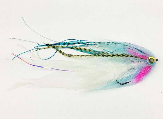 Bauer Pikefly deceiver 4/0 Einzelhaken, UV Baitfish in der Gruppe Köder / Fliegen / Hechtfliegen bei Sportfiskeprylar.se (f18hf1607)