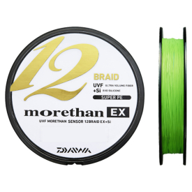 Daiwa Morethan 12 Braid 135m Lime Green, 0.18mm