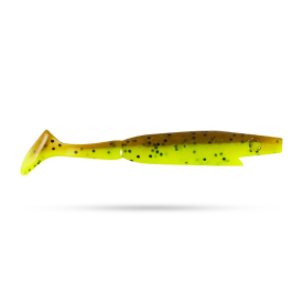 Piglet Shad 8,5cm (8-pack) - Brown Chartreuse - 8pcs