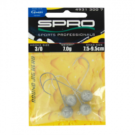 Spro Round Jig Head 4/0 - 21g 3-pack