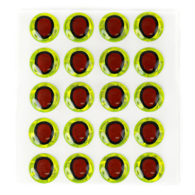 svart/chartreuse (20pcs)