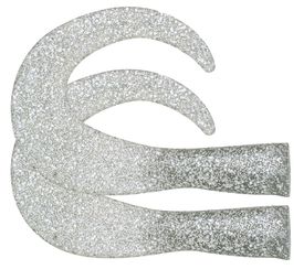 C6 Silver Glitter