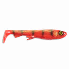 Wolfcreek Shad 25cm, 120g - Red Tiger (UV)
